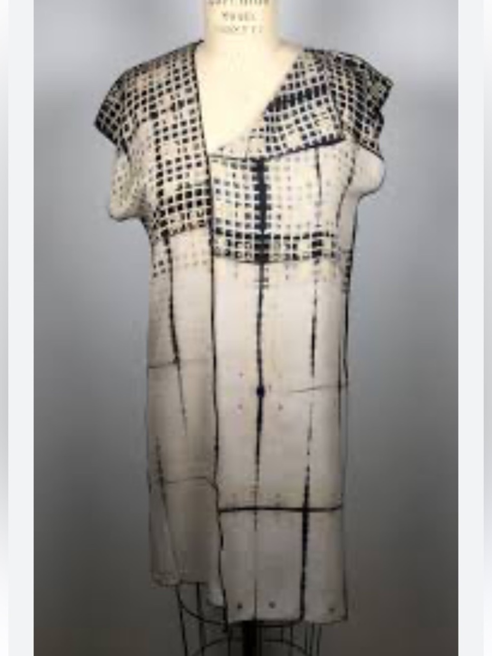 Betsy Giberson Hand Dyed Shibori Techniques Oversized Loose Fit Tunic